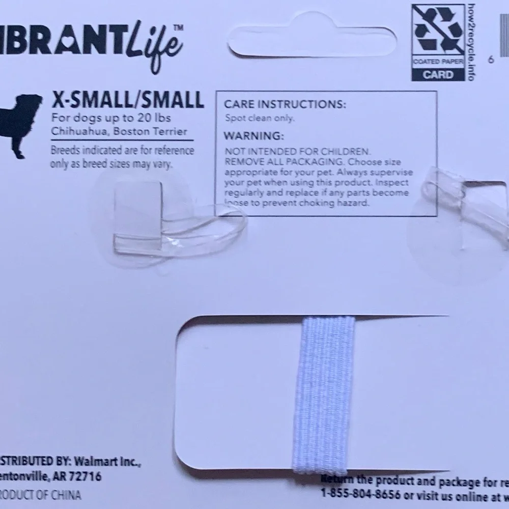 VIBRANT LIFE BOW ACCESSORIES DOG COLOR PINK SIZE XS/S - Picture 2 of 3